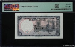 10 Francs CONGO BELGE  1956 P.30b SPL