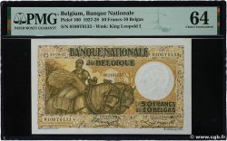 50 Francs - 10 Belgas BELGIEN  1927 P.100