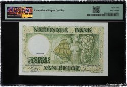 50 Francs - 10 Belgas BELGIEN  1945 P.106 fST+