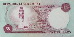 5 Dollars Petit numéro BERMUDAS  1970 P.24a ST