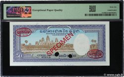 50 Riels Spécimen KAMBODSCHA  1972 P.07s2 ST