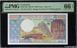 1000 Francs type 1974 KAMERUN  1982 A.154f