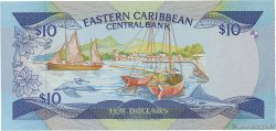 10 Dollars EAST CARIBBEAN STATES  1985 P.23d1 ST