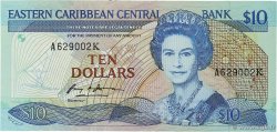 10 Dollars EAST CARIBBEAN STATES  1985 P.23k1