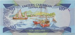 10 Dollars EAST CARIBBEAN STATES  1985 P.23k1 ST