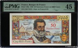 50 NF sur 5000 Francs HENRI IV FRANCIA  1958 F.54.01