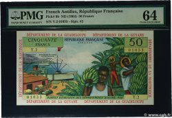 50 Francs FRENCH ANTILLES  1964 P.09b