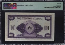 1000 Francs Spécimen FRENCH WEST AFRICA  1942 P.32s ST