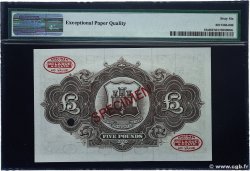 5 Pounds Spécimen GIBRALTAR  1971 P.19bs NEUF