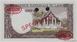 20 Kip Spécimen LAOS  1963 P.11s1 NEUF