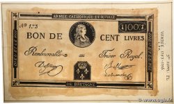 100 Livres Louis XVII Gouache FRANCIA  1793 Laf.278 SC