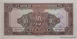10 Yüan Annulé CHINA  1941 P.0159f UNC-