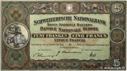 5 Francs SUISSE  1944 P.11k SC+