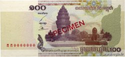 100 Riels Spécimen CAMBODIA  2001 P.53s
