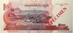 500 Riels Spécimen CAMBODIA  2002 P.54as UNC