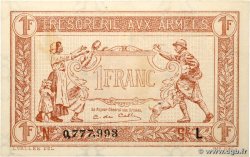 1 Franc TRÉSORERIE AUX ARMÉES 1917 FRANCE  1917 VF.03.12
