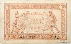 1 Franc TRÉSORERIE AUX ARMÉES 1919 FRANCE  1919 VF.04.14