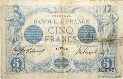 5 Francs BLEU FRANCE  1914 F.02.22