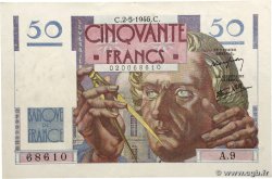 50 Francs LE VERRIER FRANCE  1946 F.20.03
