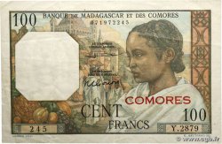 100 Francs COMORES  1963 P.03b2