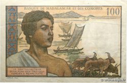 100 Francs COMORES  1963 P.03b2 TTB