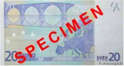 20 Euro Fauté EUROPA  2002 P.10h EBC