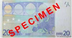 20 Euro Fauté EUROPE  2002 P.10h SUP