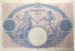 50 Francs BLEU ET ROSE FRANKREICH  1913 F.14.26 fSS