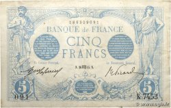 5 Francs BLEU FRANCE  1915 F.02.30
