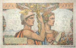 5000 Francs TERRE ET MER FRANCIA  1953 F.48.10 MBC