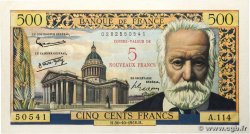 5 NF sur 500 Francs Victor HUGO FRANCE  1958 F.52.01 XF
