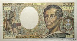 200 Francs MONTESQUIEU Faux FRANCIA  1992 F.70.12ax MBC