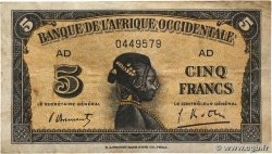 5 Francs FRENCH WEST AFRICA (1895-1958)  1942 P.28b