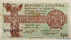 1 Peseta SPAIN  1937 P.094