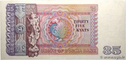 35 Kyats BURMA (SEE MYANMAR)  1986 P.63 UNC-