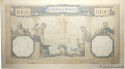 1000 Francs CÉRÈS ET MERCURE type modifié FRANCE  1938 F.38.17 TB+