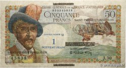 1 NF sur 50 Francs Belain d Esnambuc SAINT PIERRE ET MIQUELON  1960 P.30b