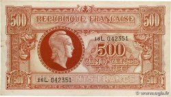 500 Francs MARIANNE fabrication anglaise FRANCE Brazzaville 1945 VF.11.01