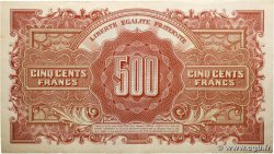 500 Francs MARIANNE fabrication anglaise FRANCE Brazzaville 1945 VF.11.01 TTB
