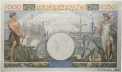 1000 Francs COMMERCE ET INDUSTRIE FRANCE  1940 F.39.02 AU+