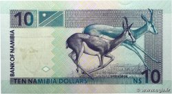 10 Namibia Dollars NAMIBIA  2001 P.04bA UNC
