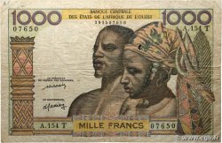 1000 Francs WEST AFRICAN STATES  1977 P.803Tn