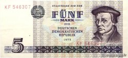 5 Mark GERMAN DEMOCRATIC REPUBLIC  1975 P.27b