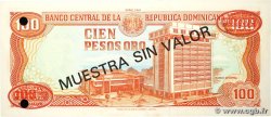 100 Pesos Oro Spécimen RÉPUBLIQUE DOMINICAINE  1991 P.136s1 NEUF