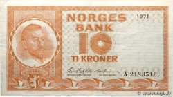 10 Kroner NORWAY  1971 P.31f