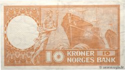 10 Kroner NORWAY  1971 P.31f VF