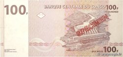 100 Francs Spécimen CONGO, DEMOCRATIQUE REPUBLIC  1997 P.090s UNC-