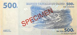 500 Francs Spécimen CONGO, DEMOCRATIQUE REPUBLIC  2002 P.096s UNC