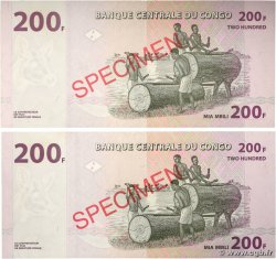 200 Francs Spécimen CONGO, DEMOCRATIQUE REPUBLIC  2007 P.099as UNC-