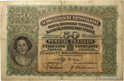 50 Francs SWITZERLAND  1931 P.34f